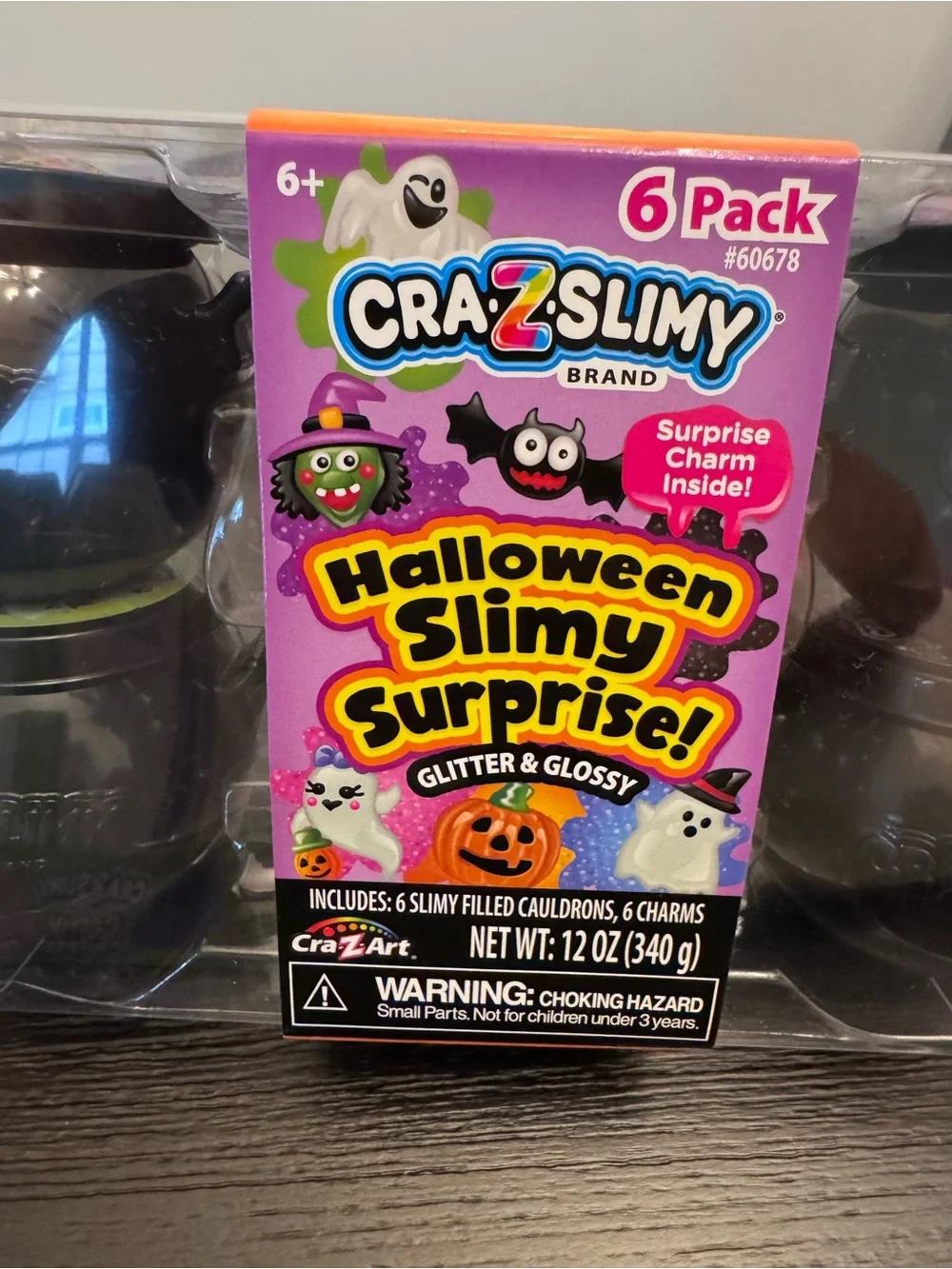 NWT CrazSlimy Coffin Creepers & Halloween Squishy Slime Surprise Pack